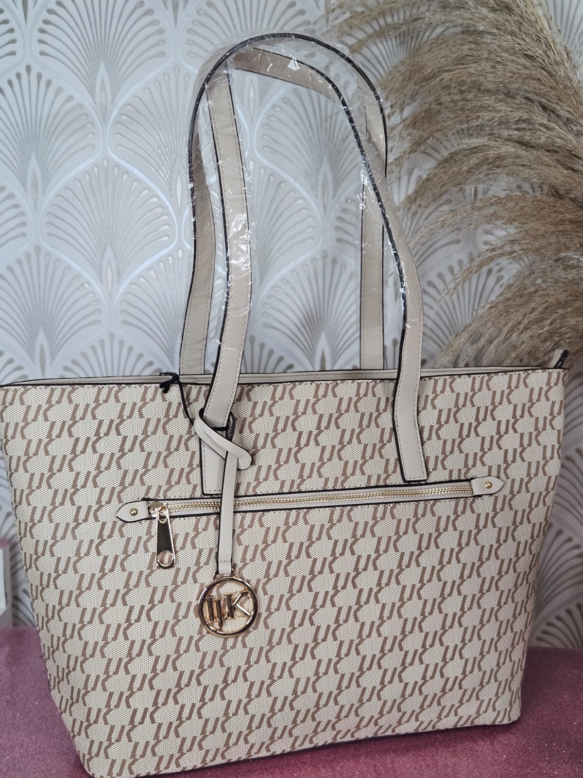 Borsa a spalla JAMIE LKP03WBA0901 taupe