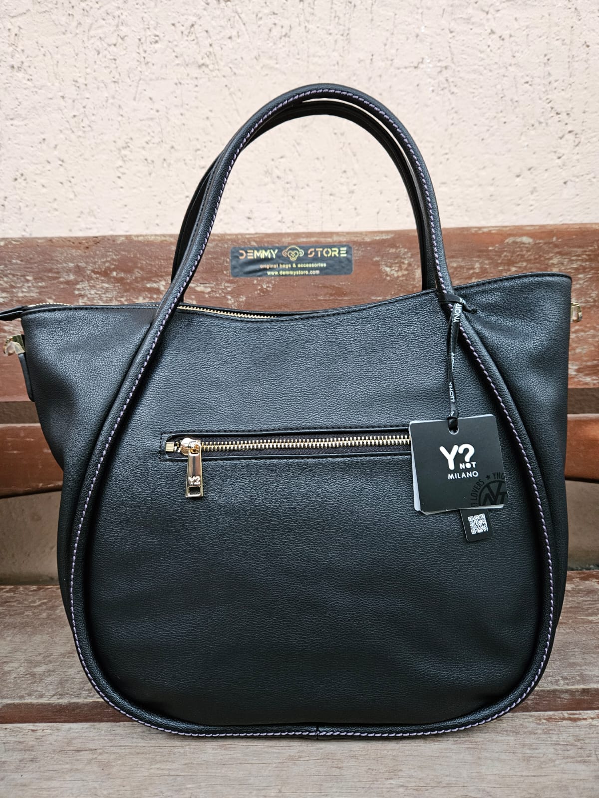 Ynot? Borsa tote FAN012 nera