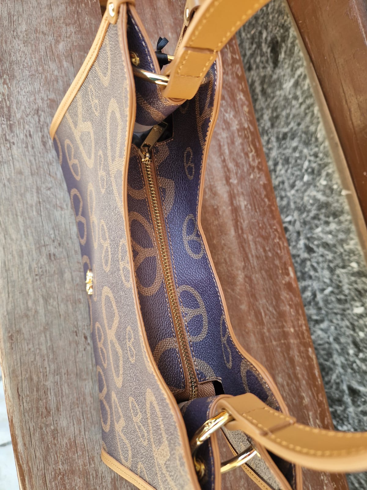 Ynot? Borsa a mano MAT704 brown