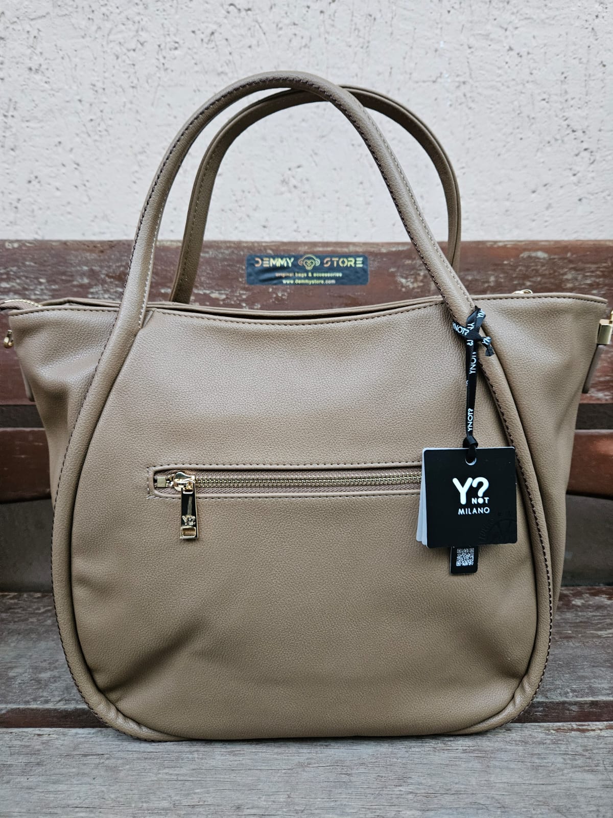Ynot? Borsa tote FAN012 mustard