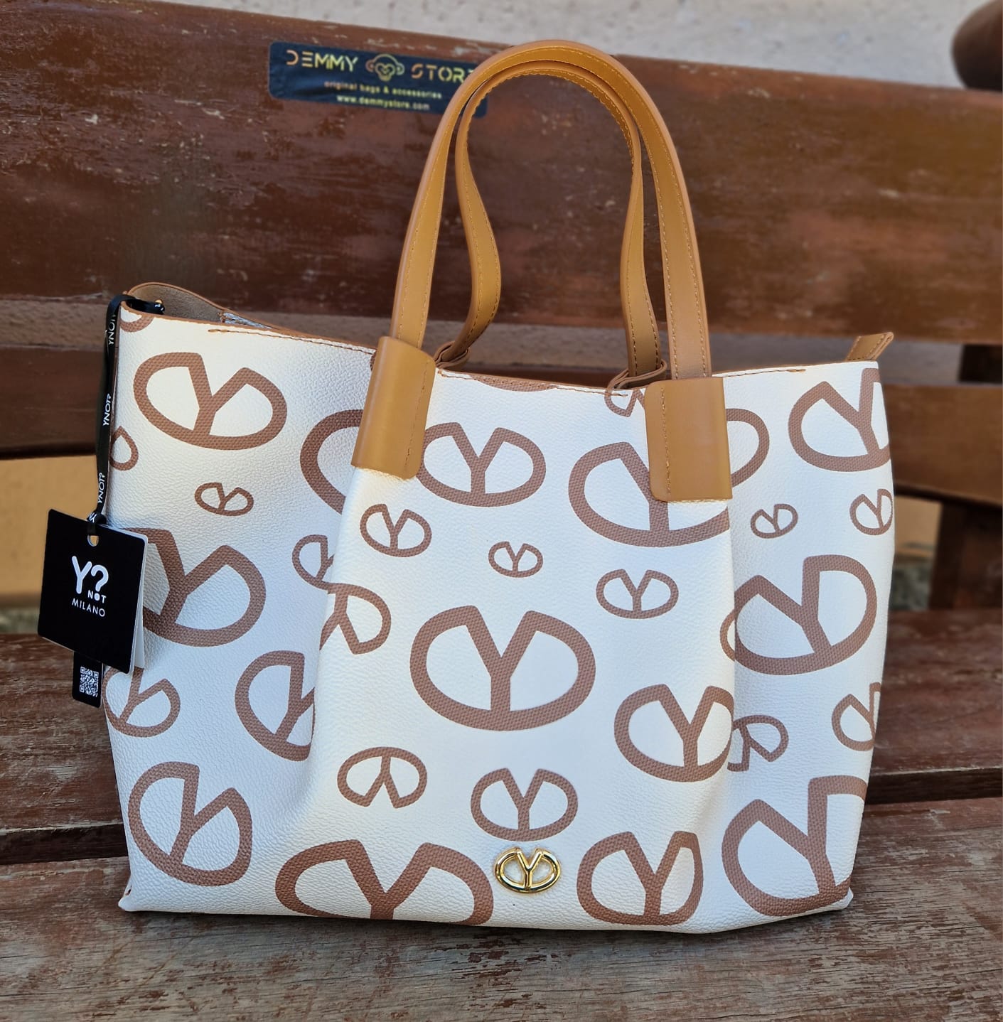 Ynot? Borsa a mano MAT708 cream