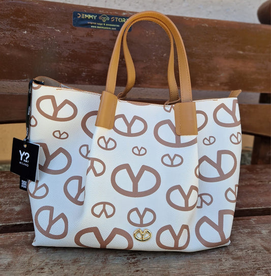 Ynot? Borsa a mano MAT708 cream
