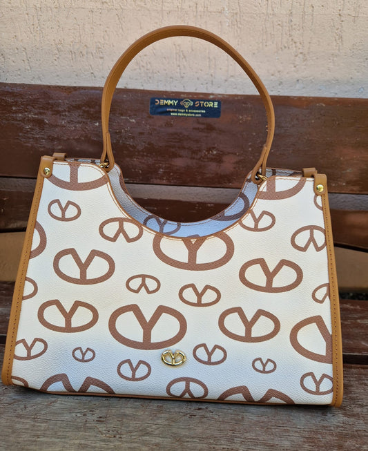 Ynot? Borsa a mano MAT704 cream