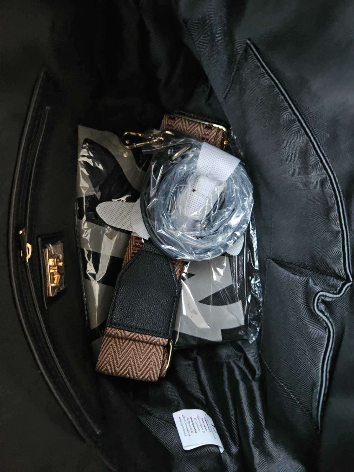 Ynot? Borsa hobo FAN010 nera