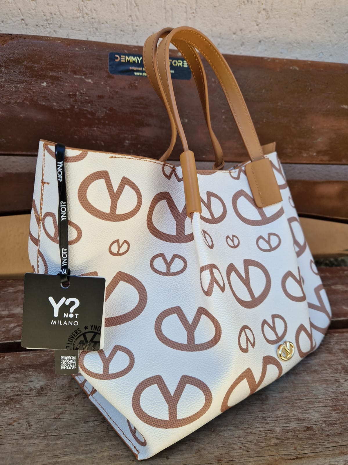 Ynot? Borsa a mano MAT708 cream