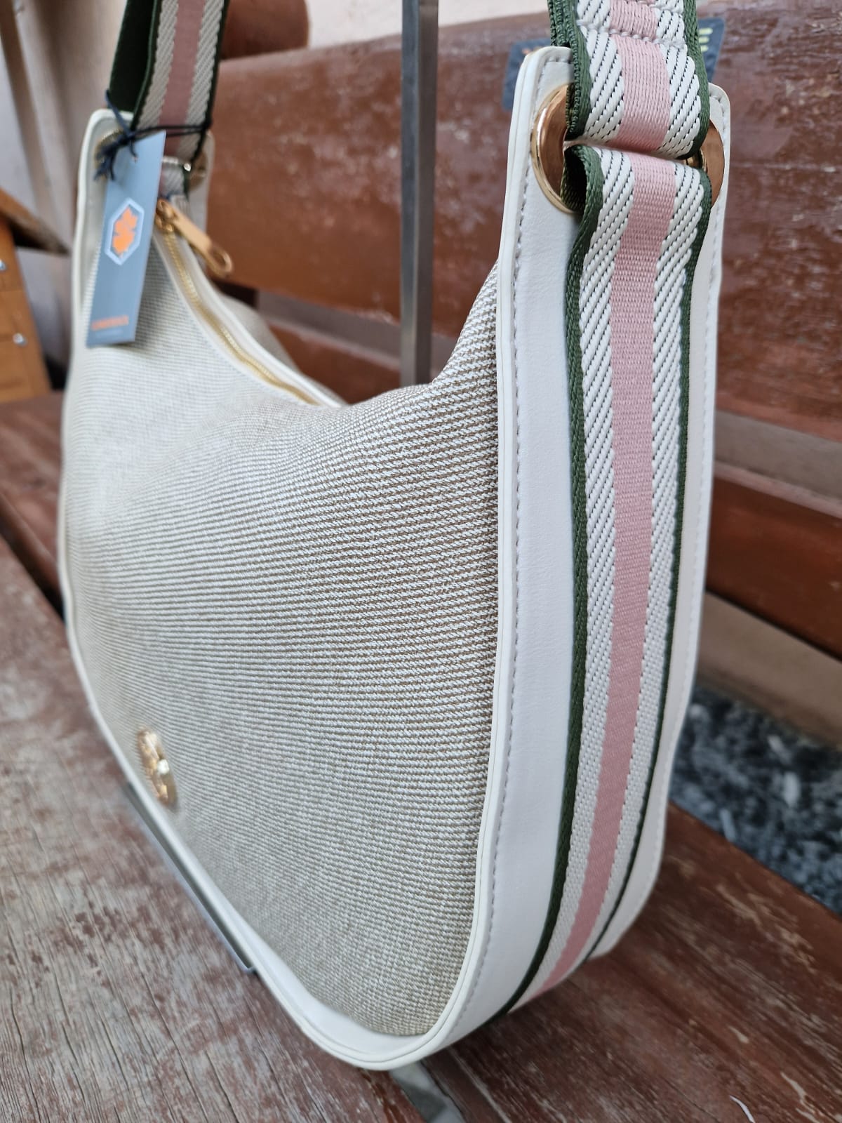 Borsa a spalla REVY LKP03WBA0703 beige