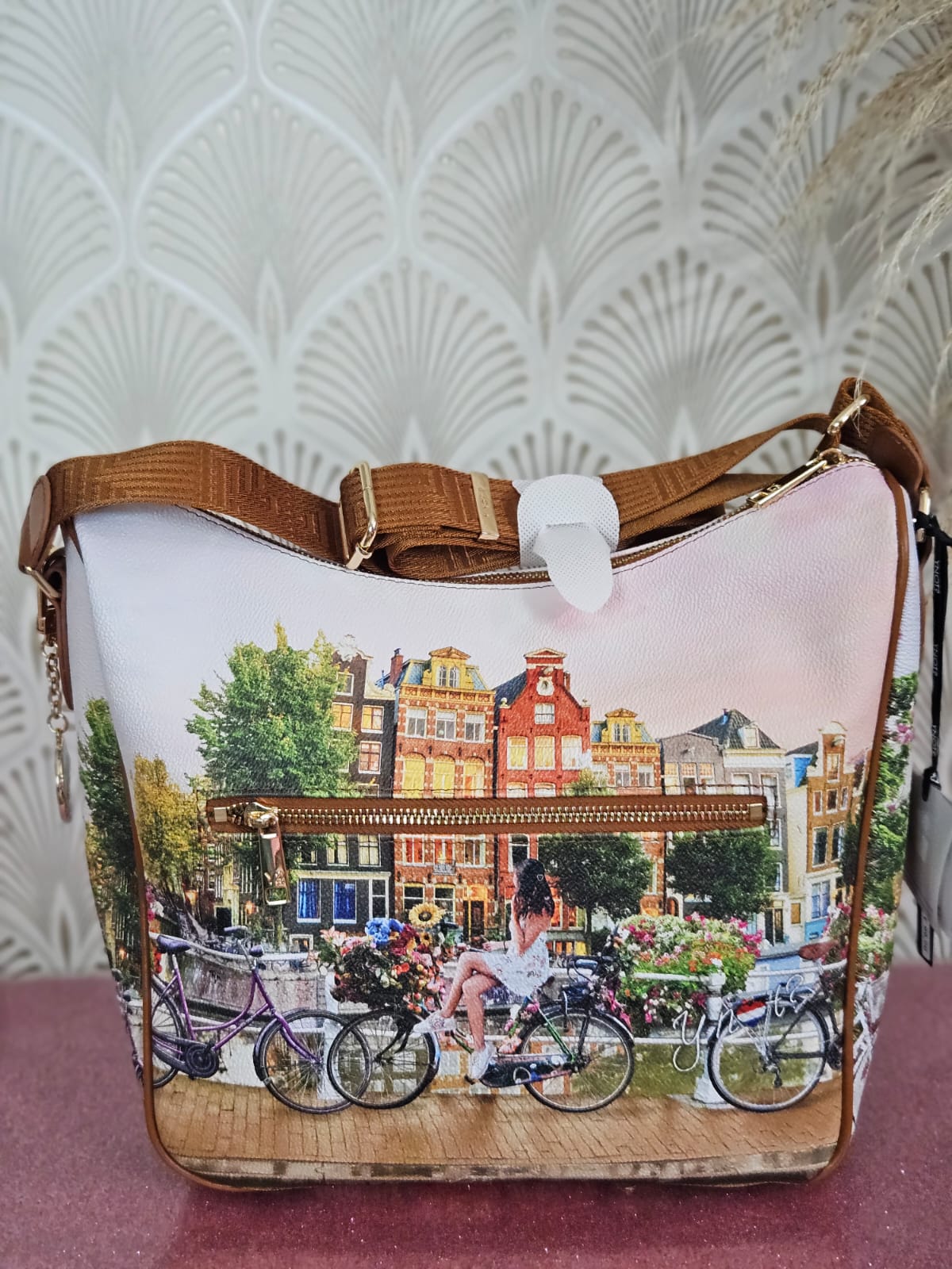 Ynot? Shoulder bag Flower river YES646