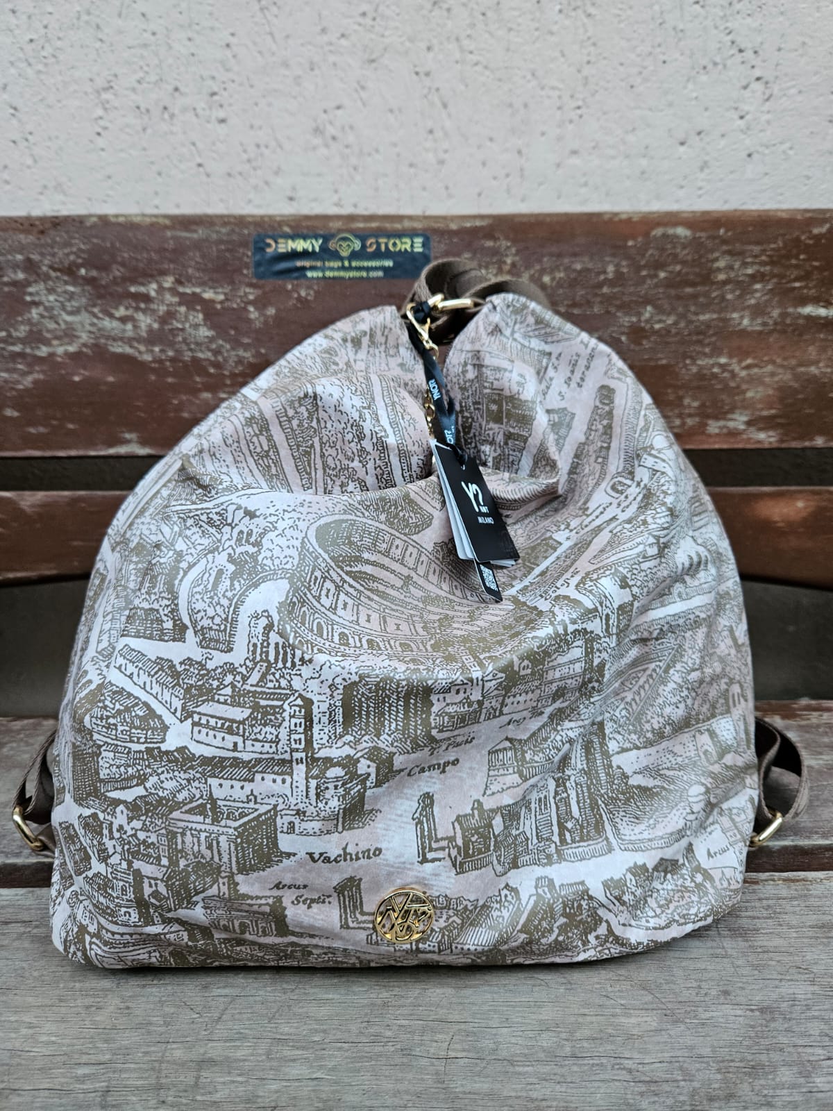 Ynot? Borsa e zaino GUM001 almond