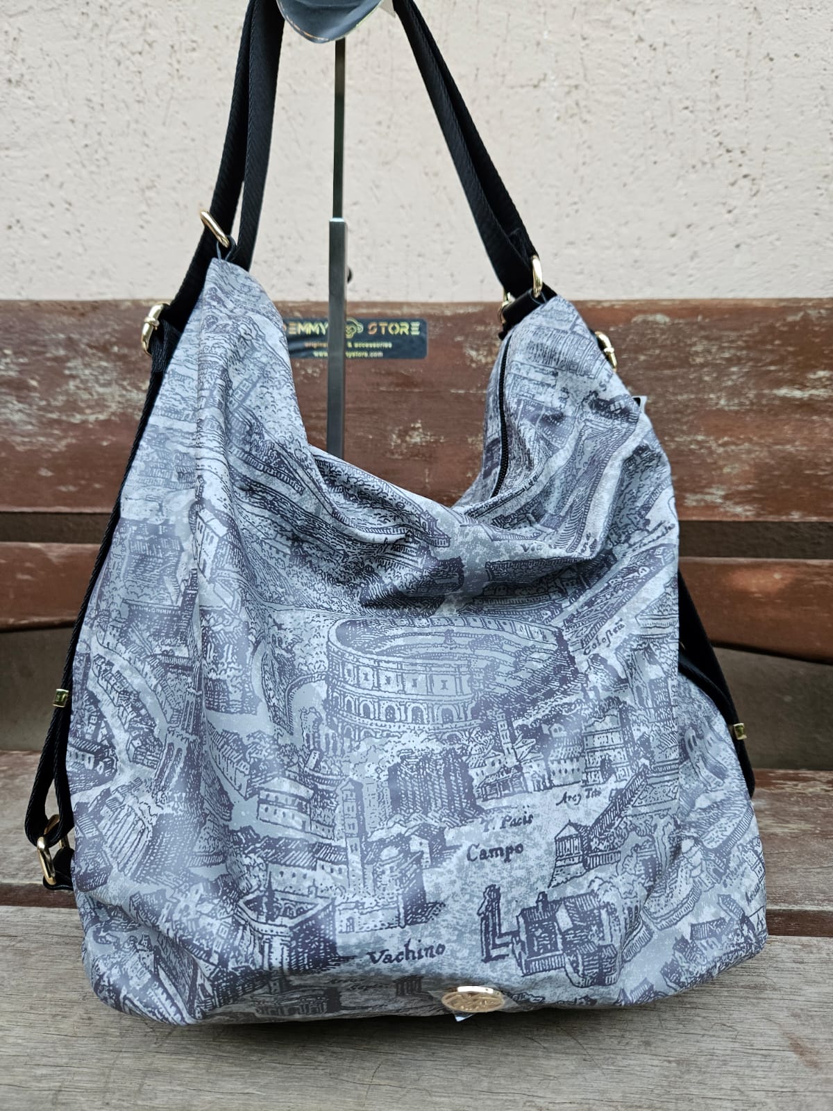 Ynot? Borsa e zaino GUM001 grey