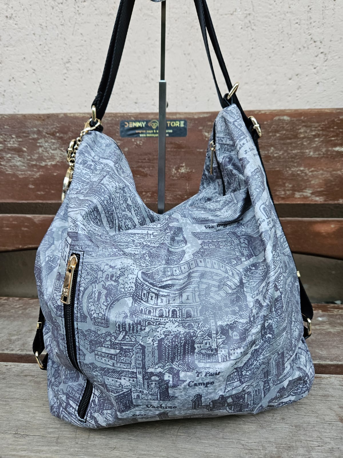 Ynot? Borsa e zaino GUM001 grey