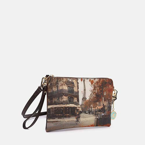 Ynot? Clutch bag YES303 ORANGE BALOON