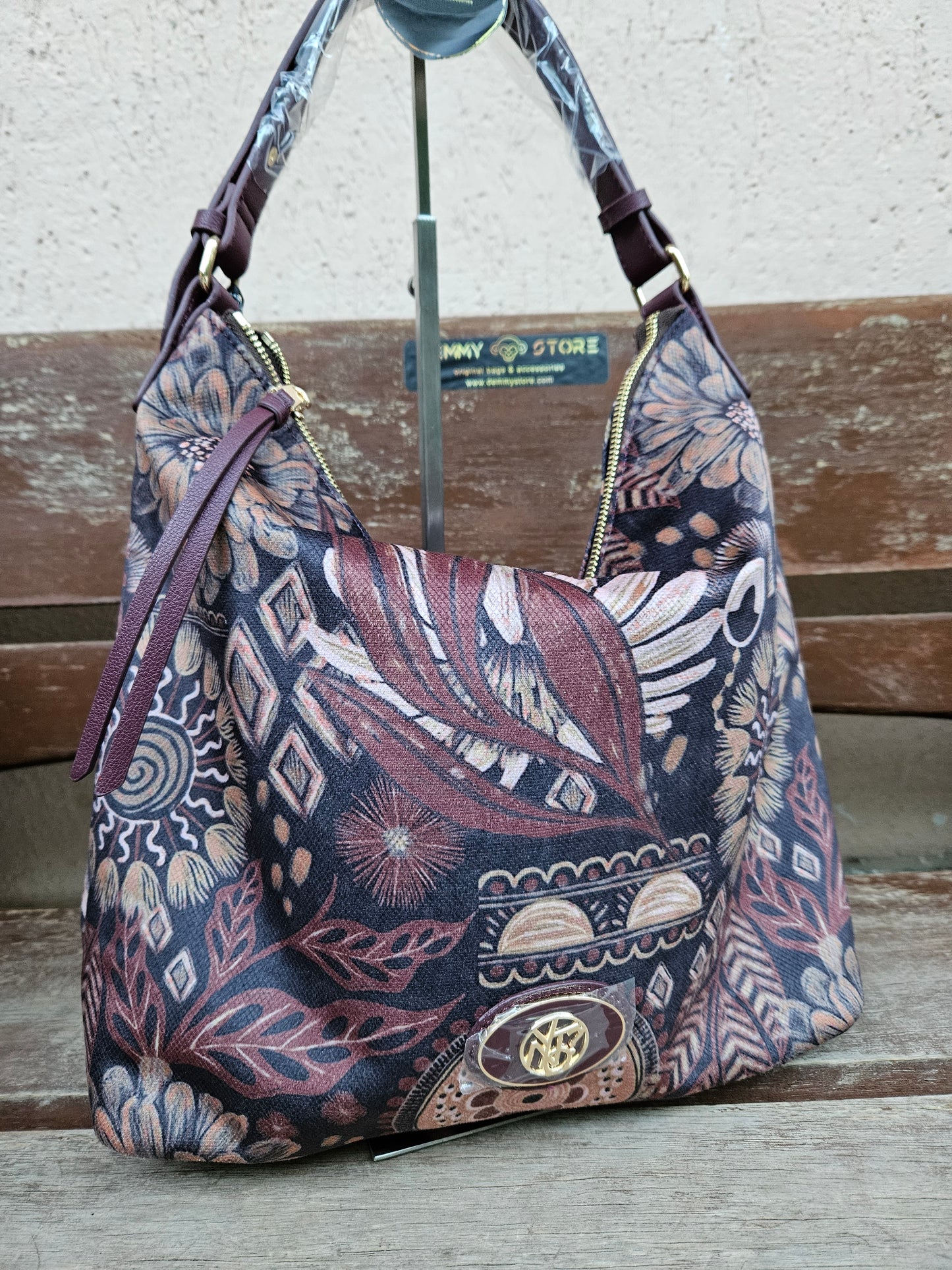 Ynot? Borsa hobo IND009 natural