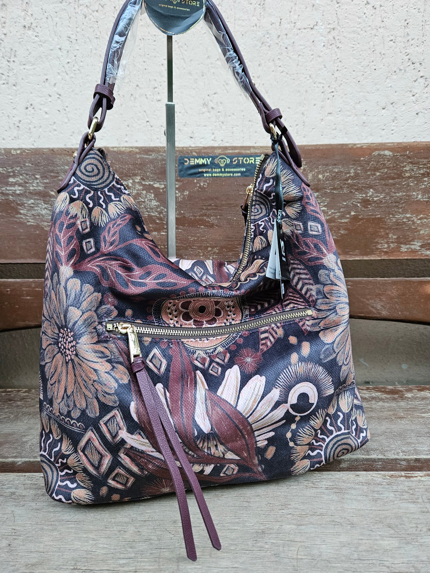 Ynot? Borsa hobo IND009 natural