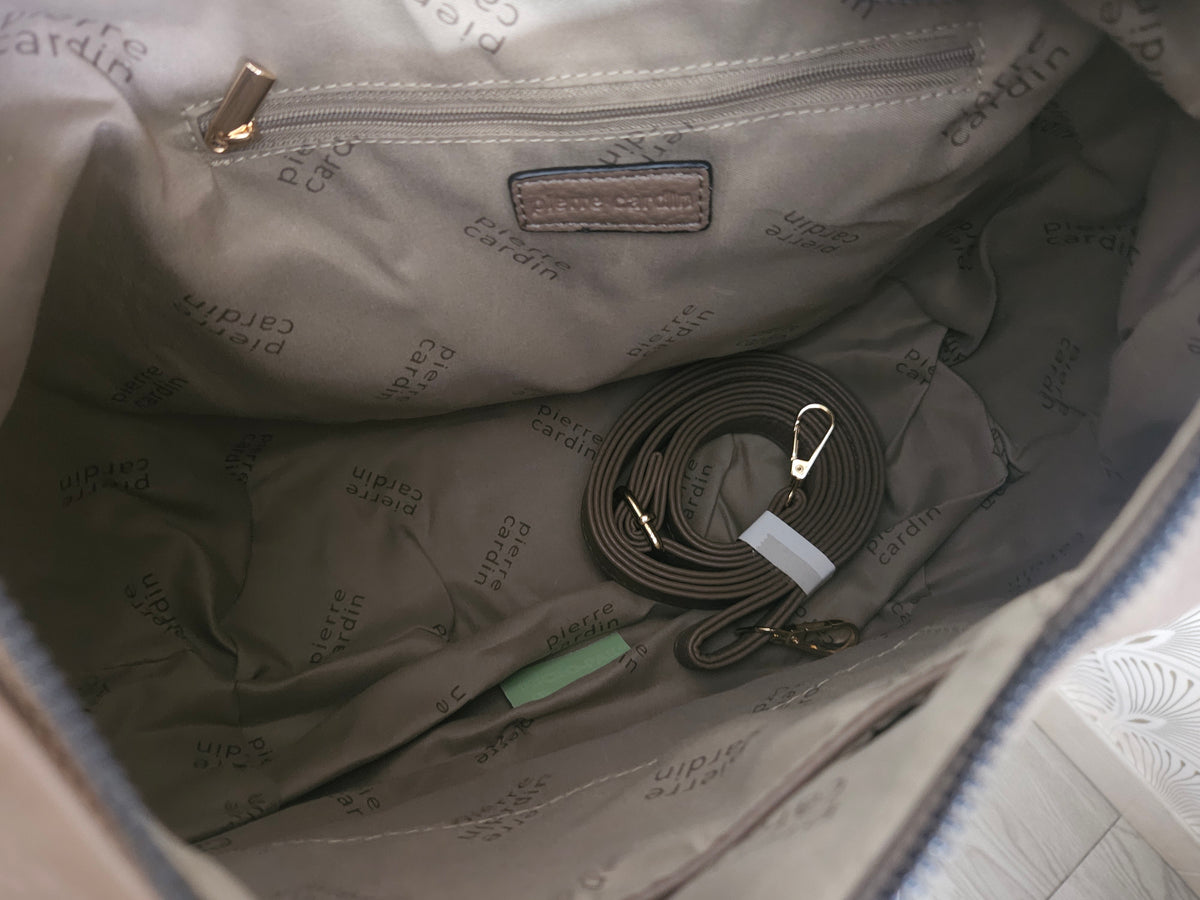 Borsa a spalla taupe