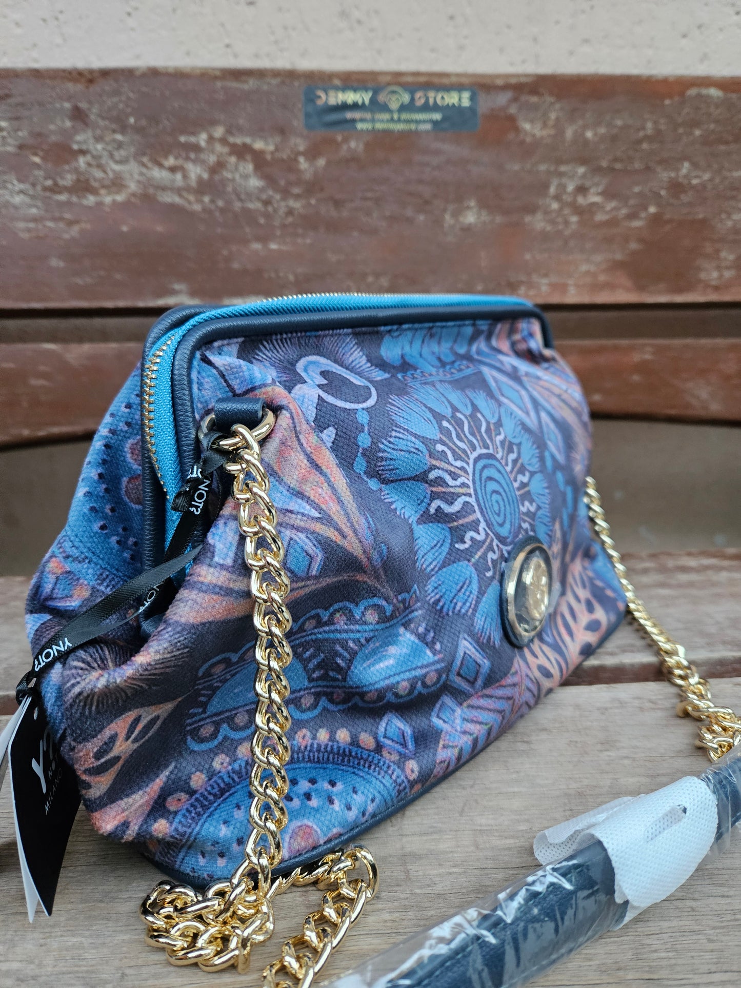 Ynot? Clutch bag IND004 deep
