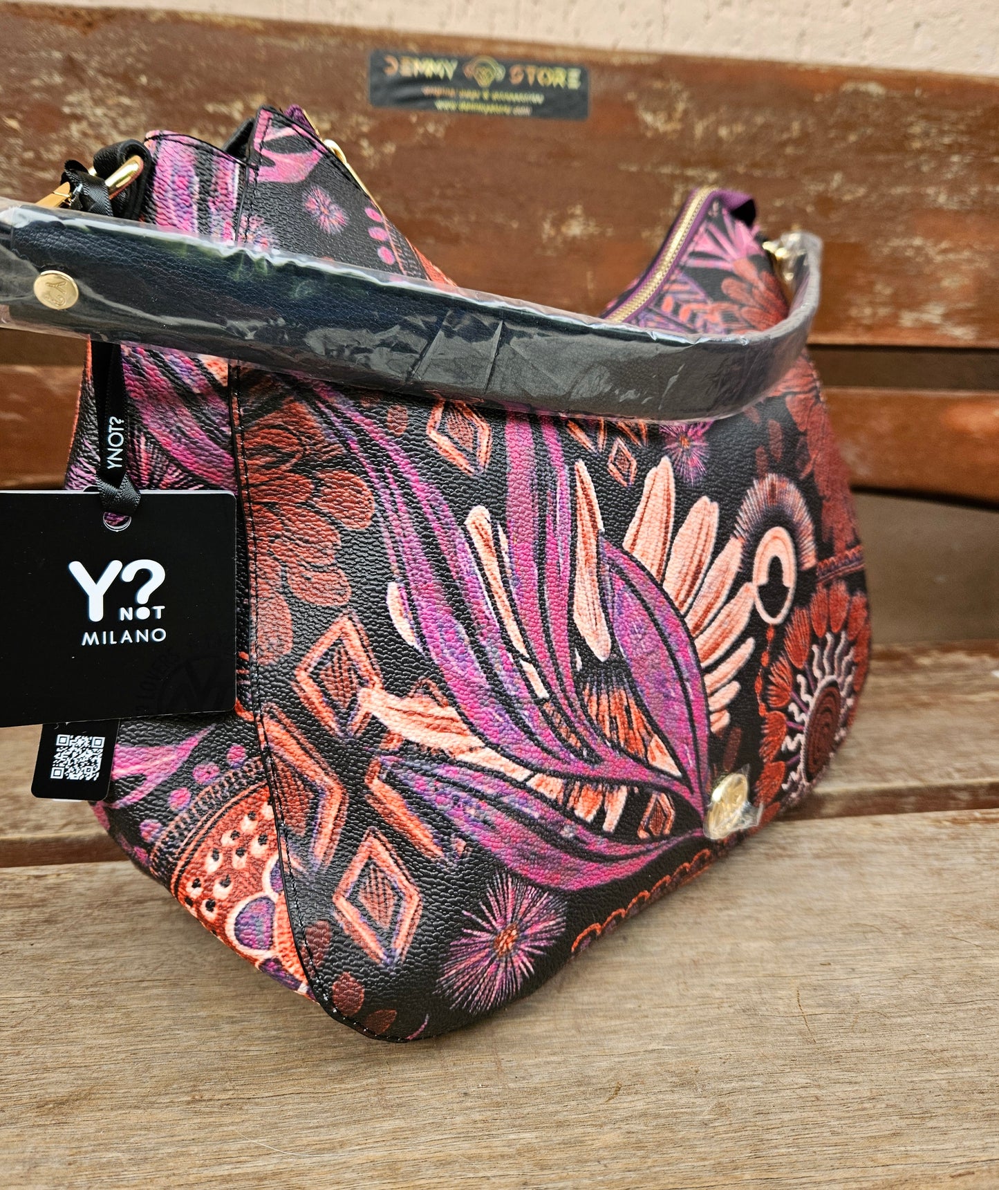 Ynot? Borsa hobo IKE006 berry