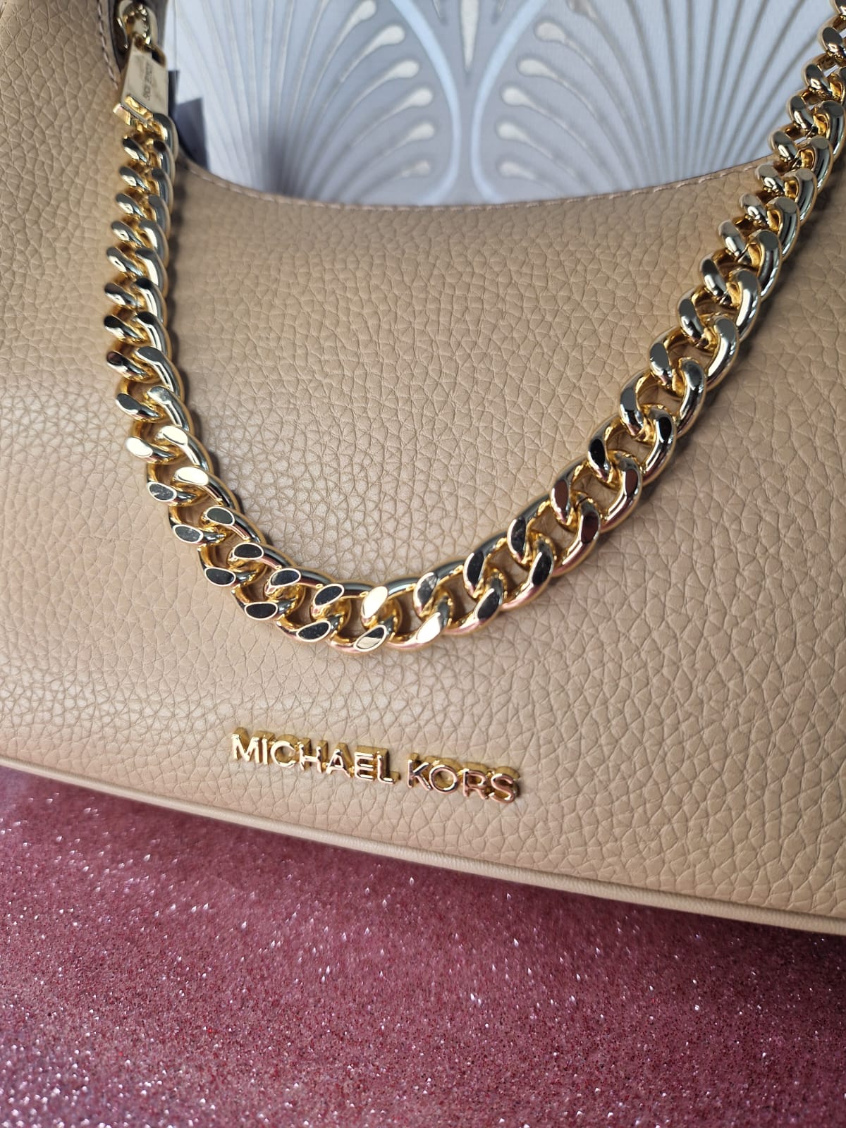 Borsa MK Lucinda camel