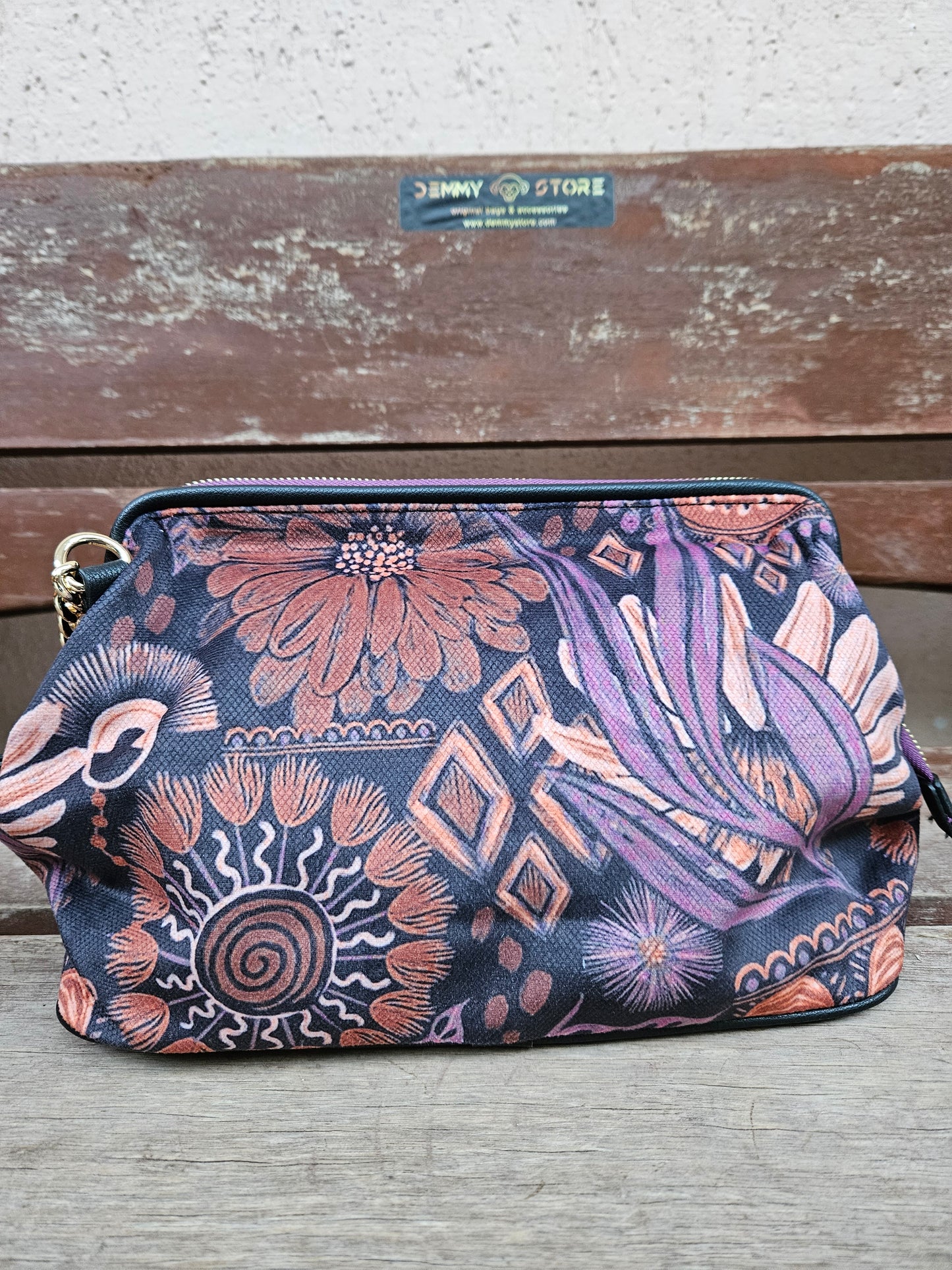Ynot? Clutch bag IND004 berry