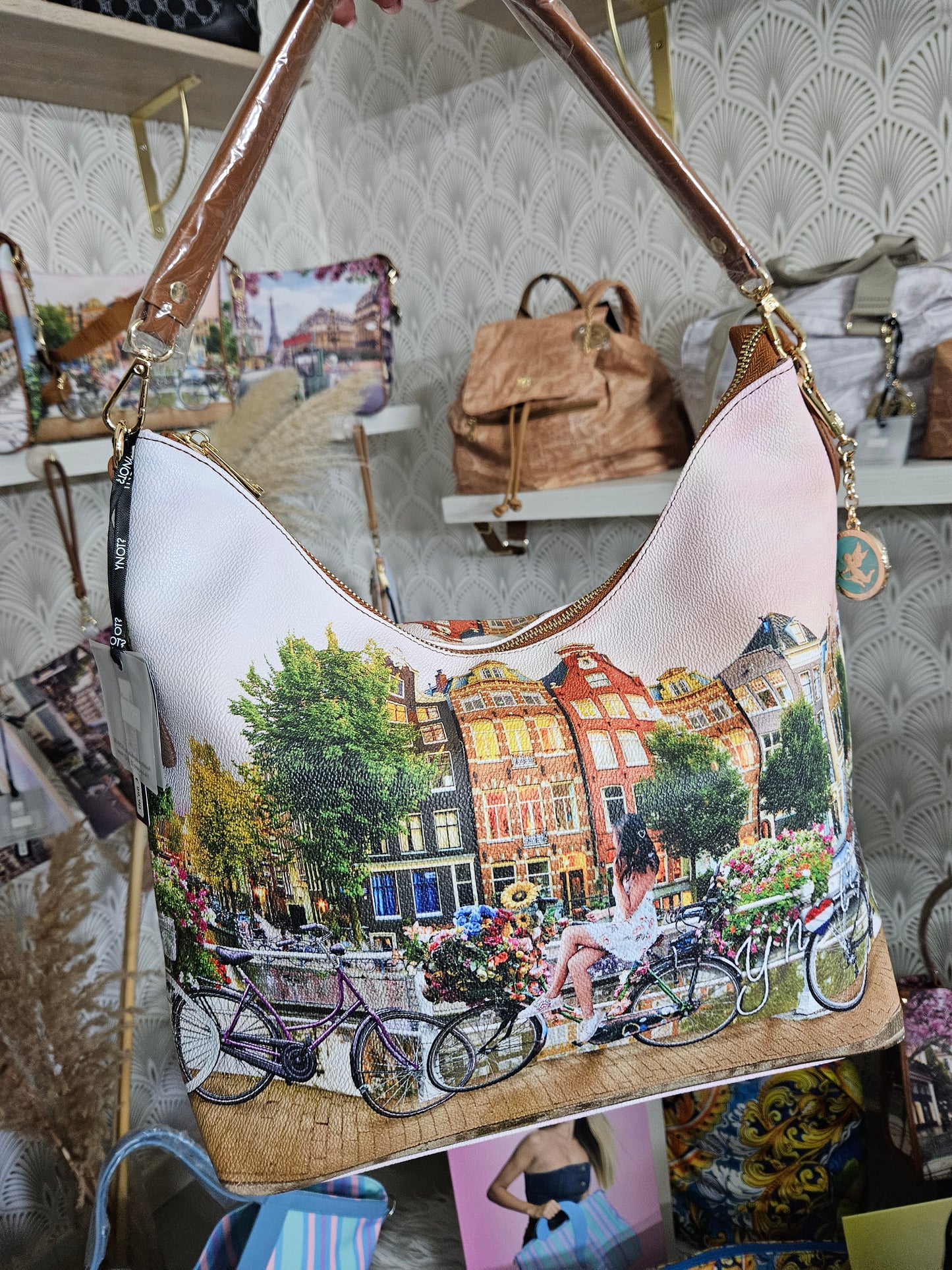 Ynot? Hobo bag Flower river YES618