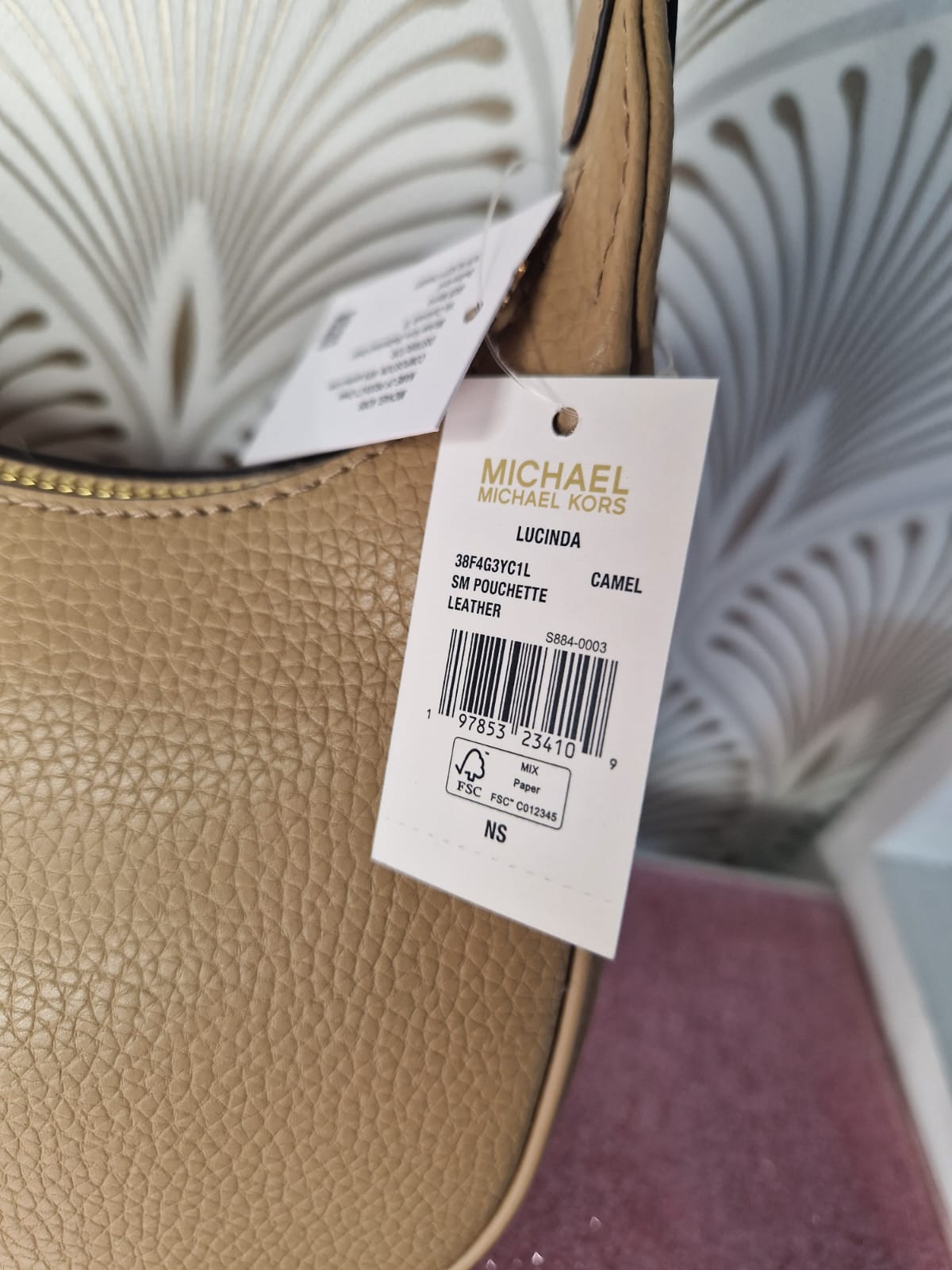 Borsa MK Lucinda camel