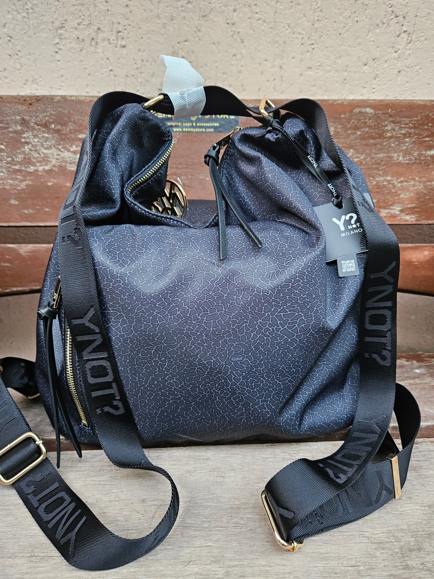 Ynot? Borsa zaino CLO050 nera
