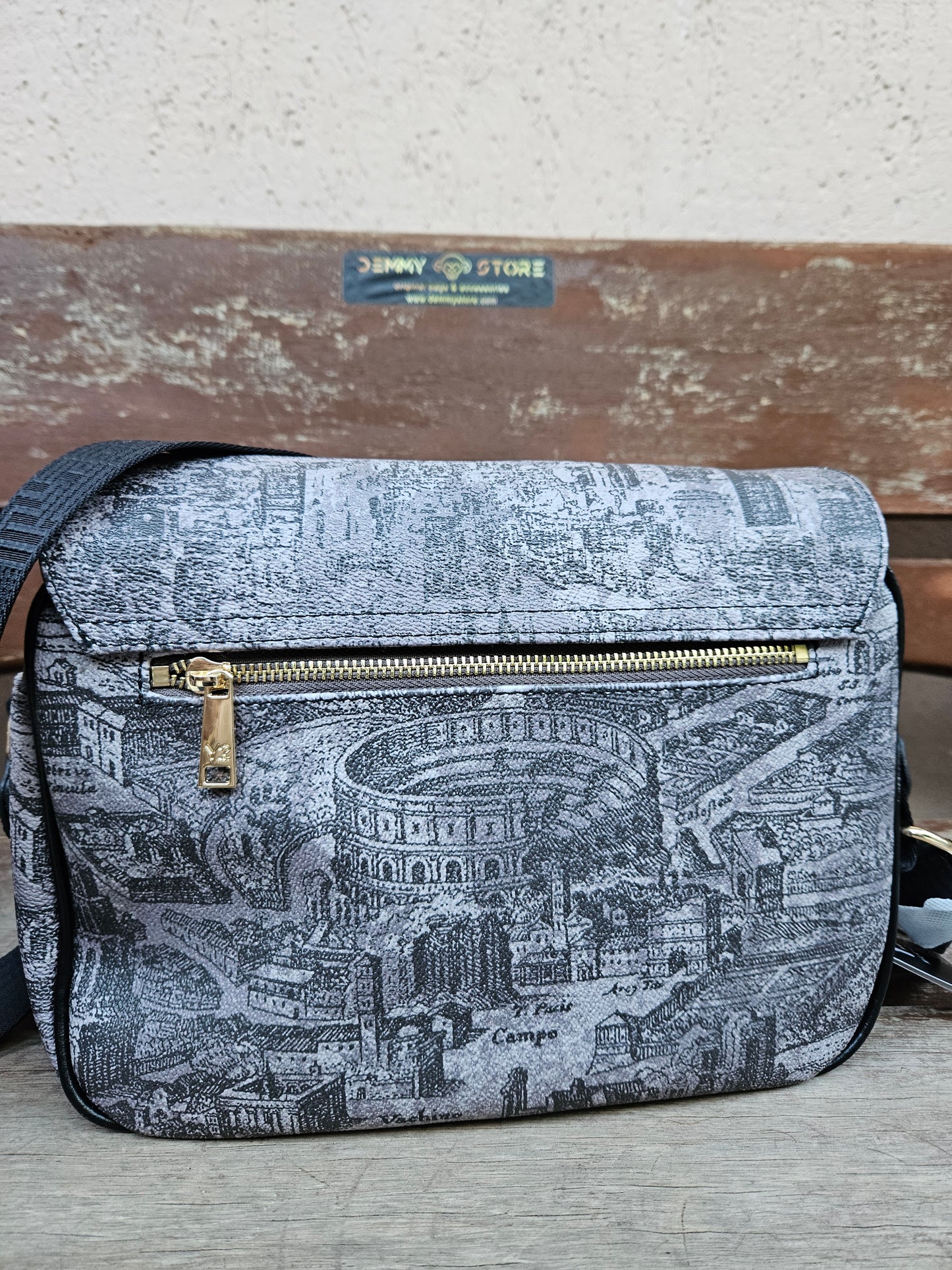 Ynot? Flap bag ETE007 grey