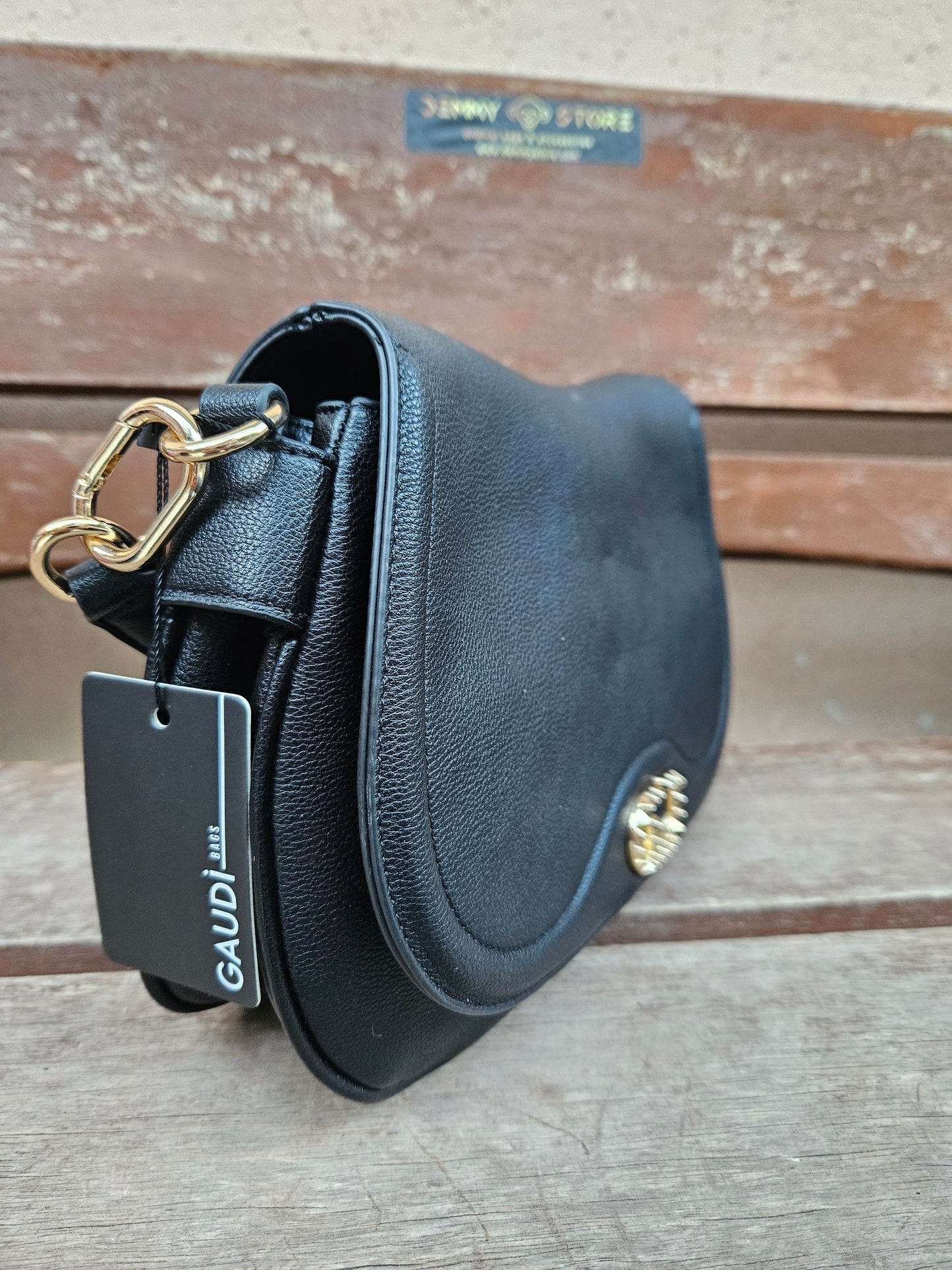Borsa a spalla Gaudì CLAIRE nera