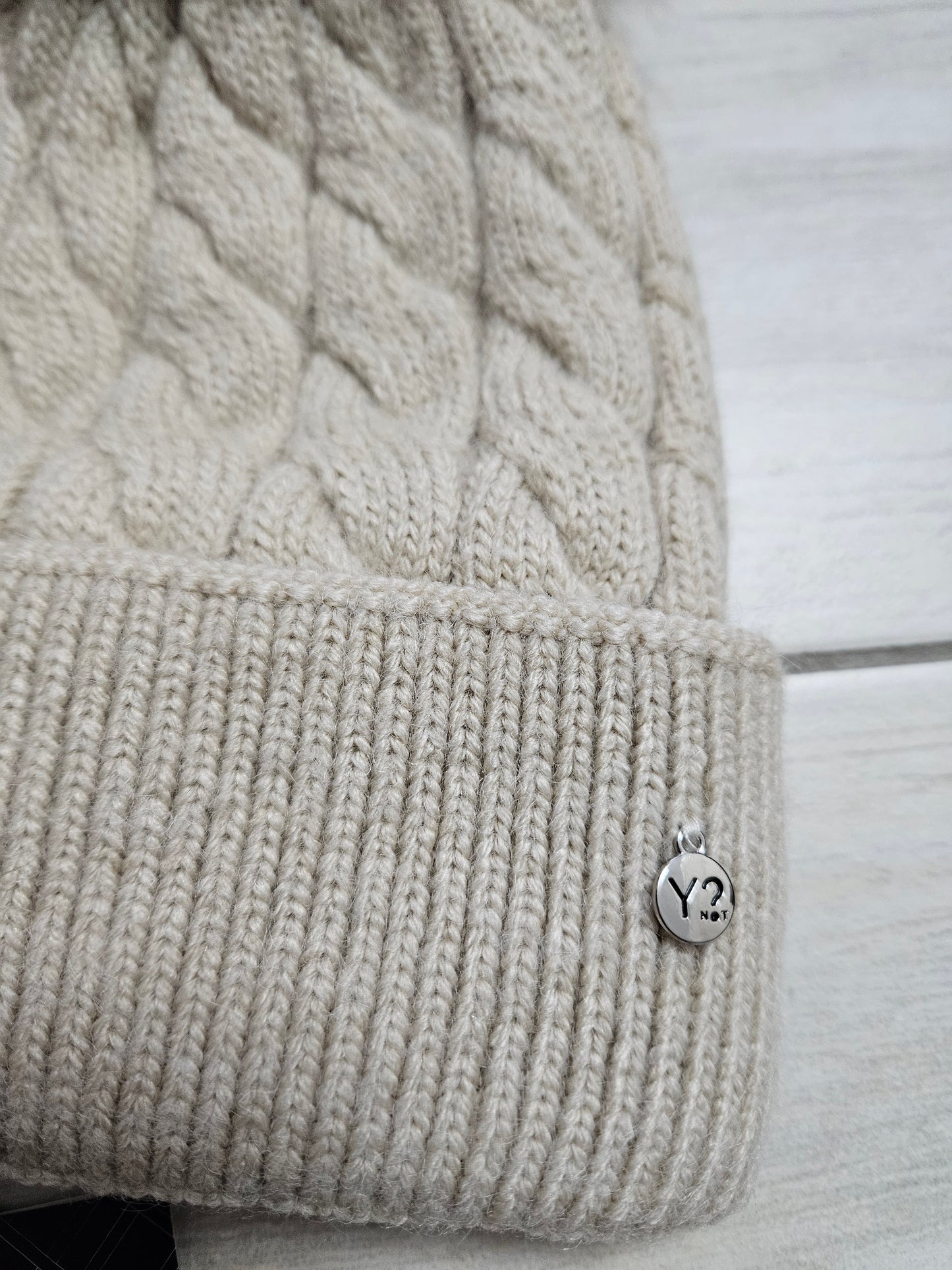 Ynot? Cappello in maglia CTR001 tan