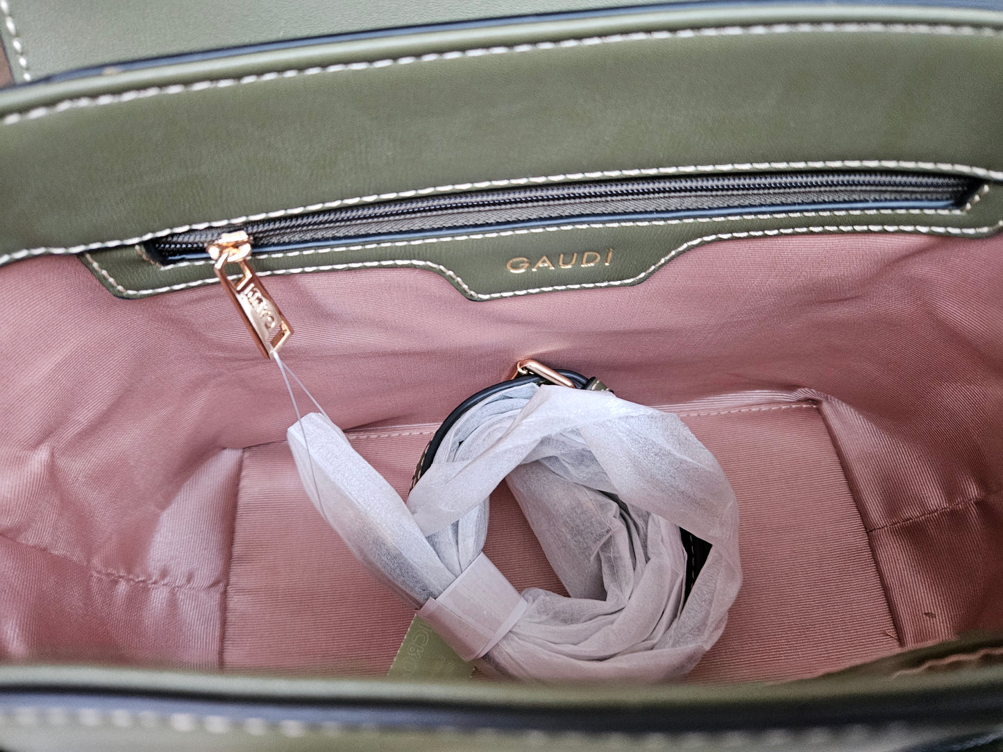 Borsa Gaudi' CAMELIA military