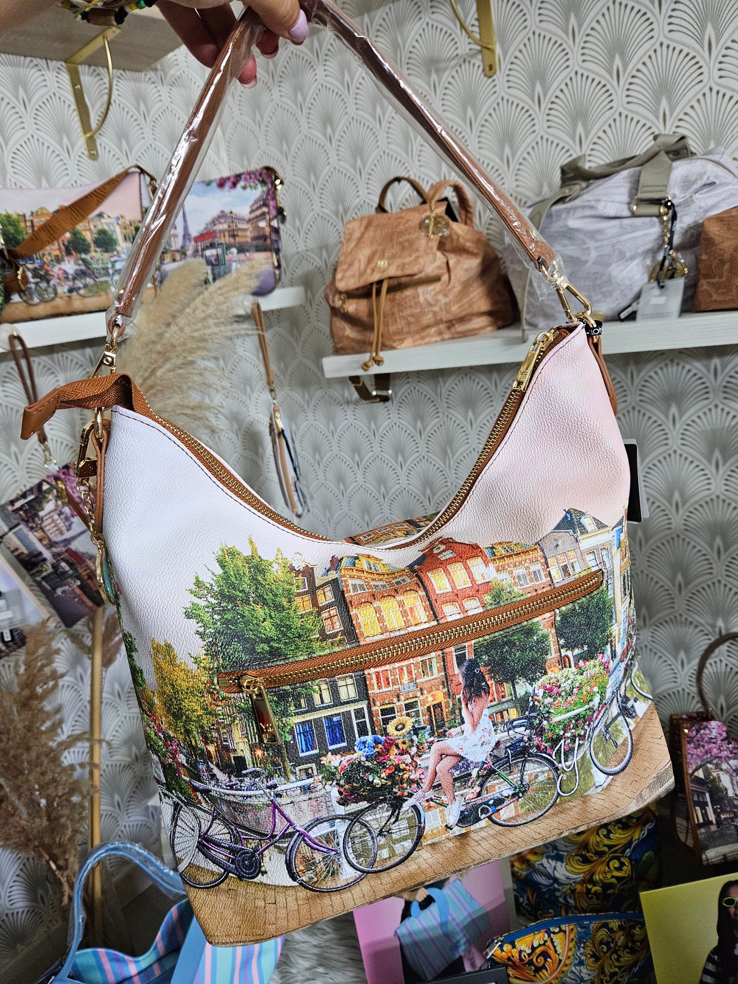 Ynot? Hobo bag Flower river YES618