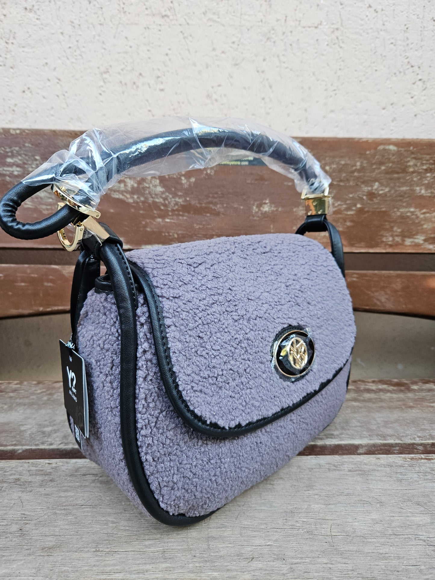 Ynot? Flap bag DEA005 smoke