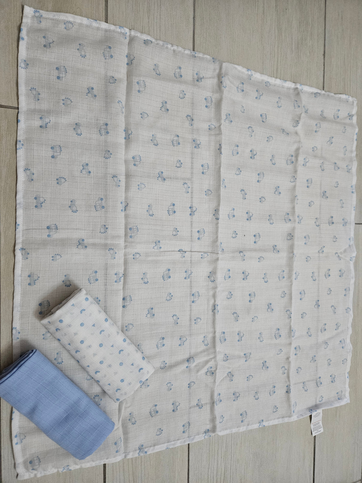 Set quadrati Ellepi azzurro