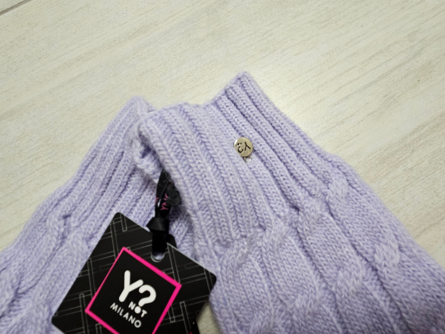 Ynot? Guanti in maglia GTR002 lilla