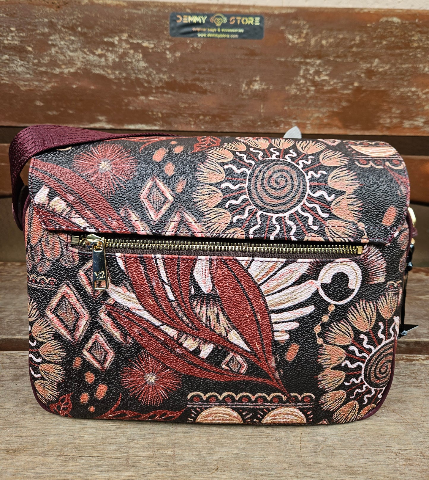 Ynot? Flap bag IKE007 natural