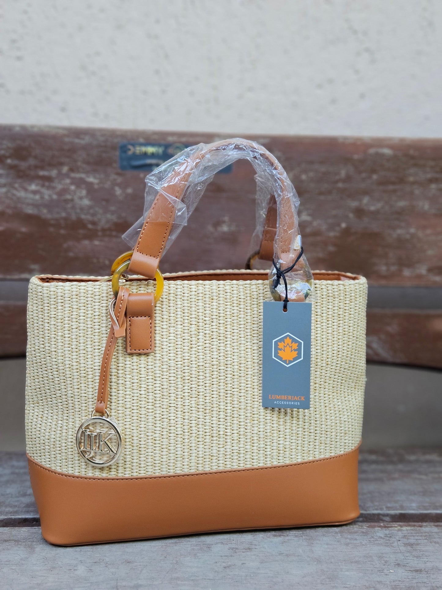 Borsa a mano marrone LKP03WBA1002