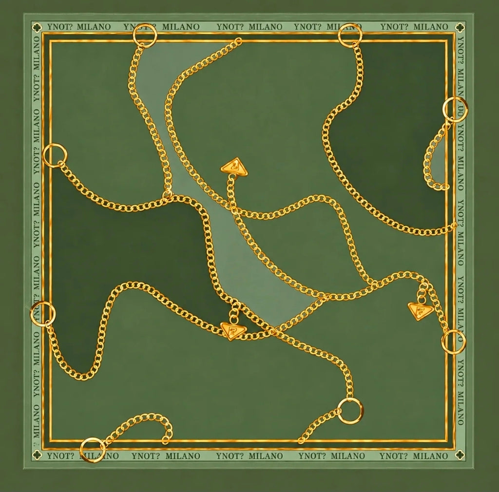 Ynot? Foulard Cloud verde