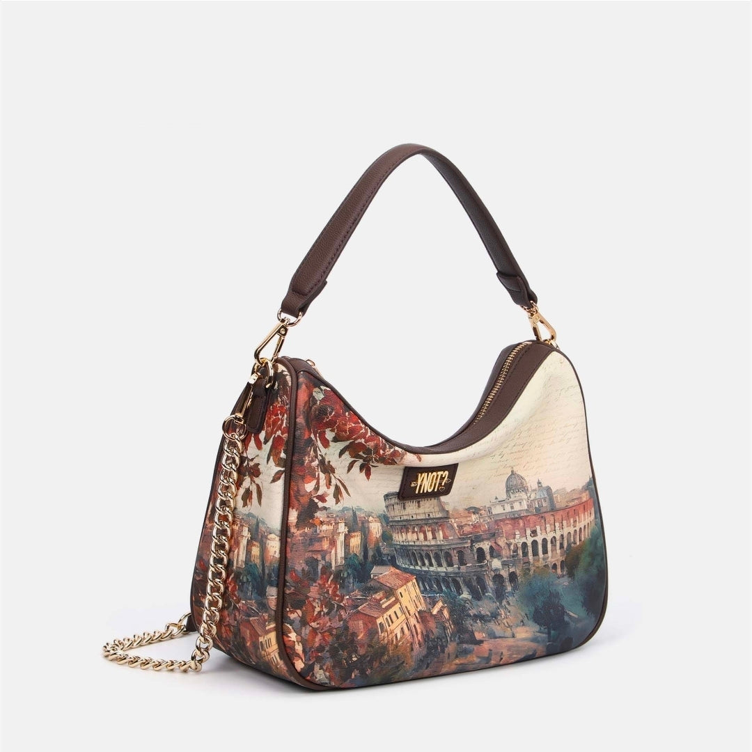 Ynot? Borsa a spalla CPD006 Color Rome