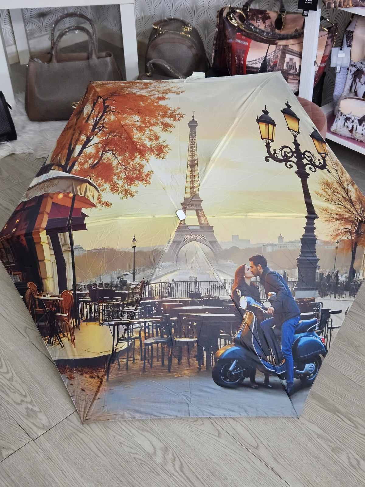 Ynot? Ombrello pocket Kisses from Paris