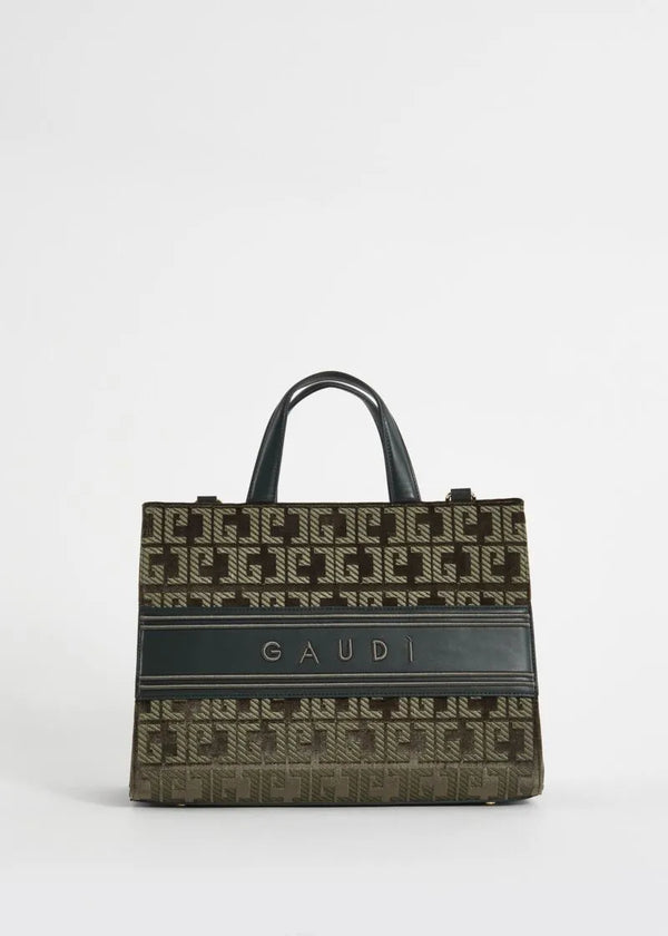 Shopping Gaudi' Ada velvet military logo