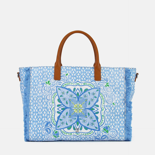 Ynot? Borsa mare SAM003 sky