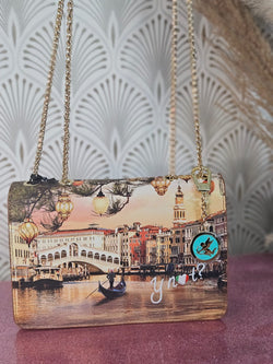 Ynot? Flap bag Christmas Venice YES471