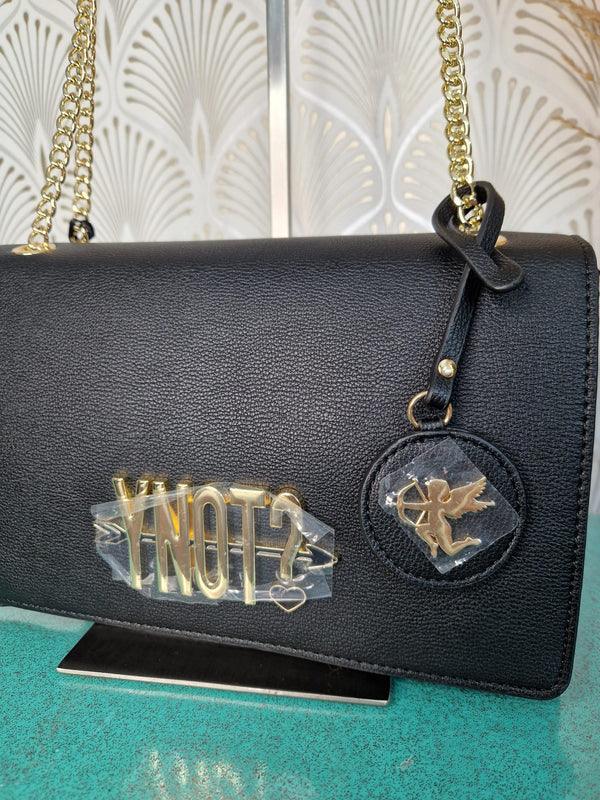 Ynot? Flap bag LVS001 nera