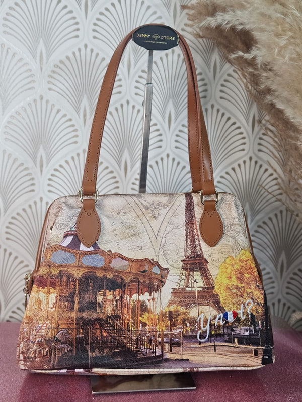 Ynot? Tote medium Funny Paris YES658