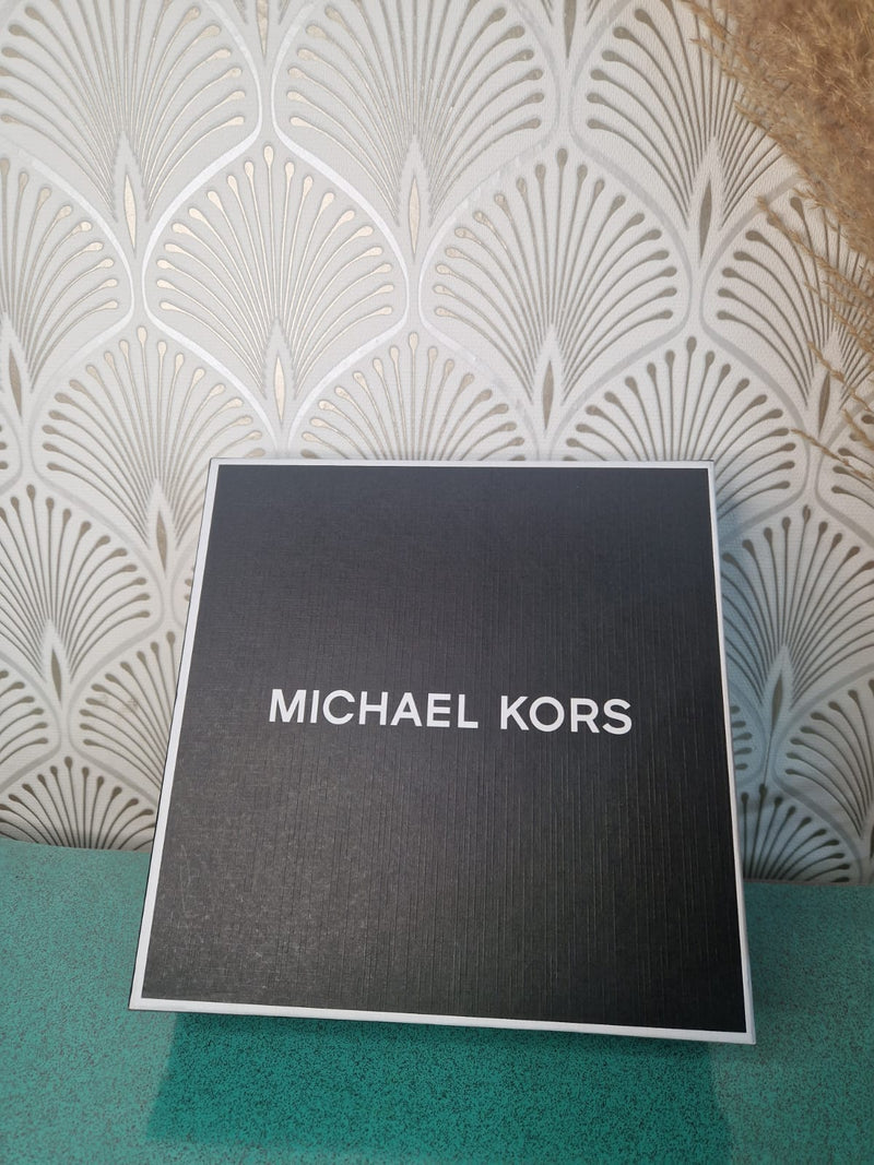 Set Michael Kors cintura + portacarte nero/blu