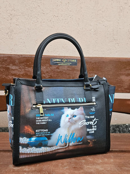 Ynot? Borsa a mano MTC002 vanity cat