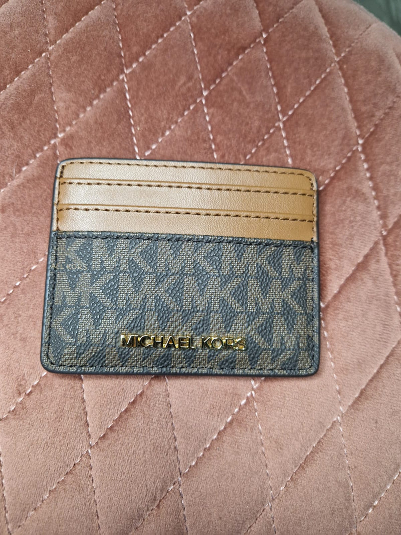 Portacarte Michael kors jet set brown