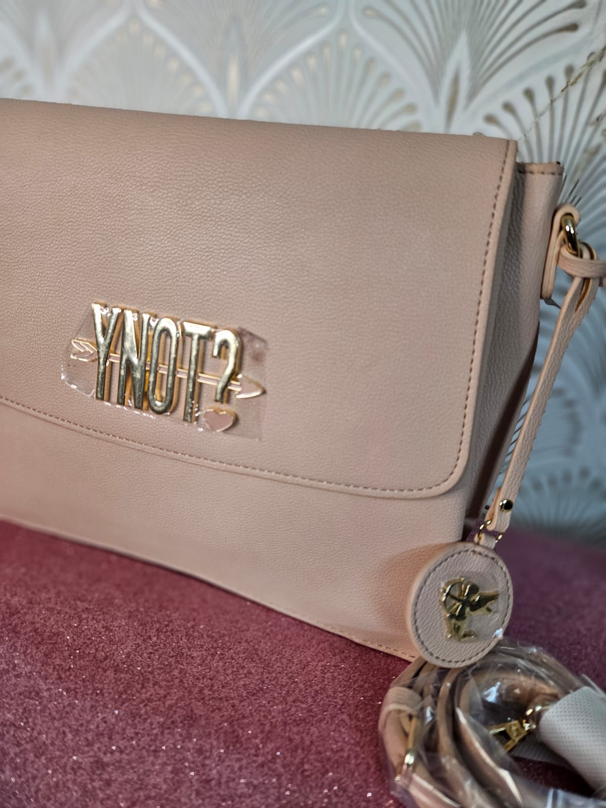 Ynot? Flap bag LVS006 nude