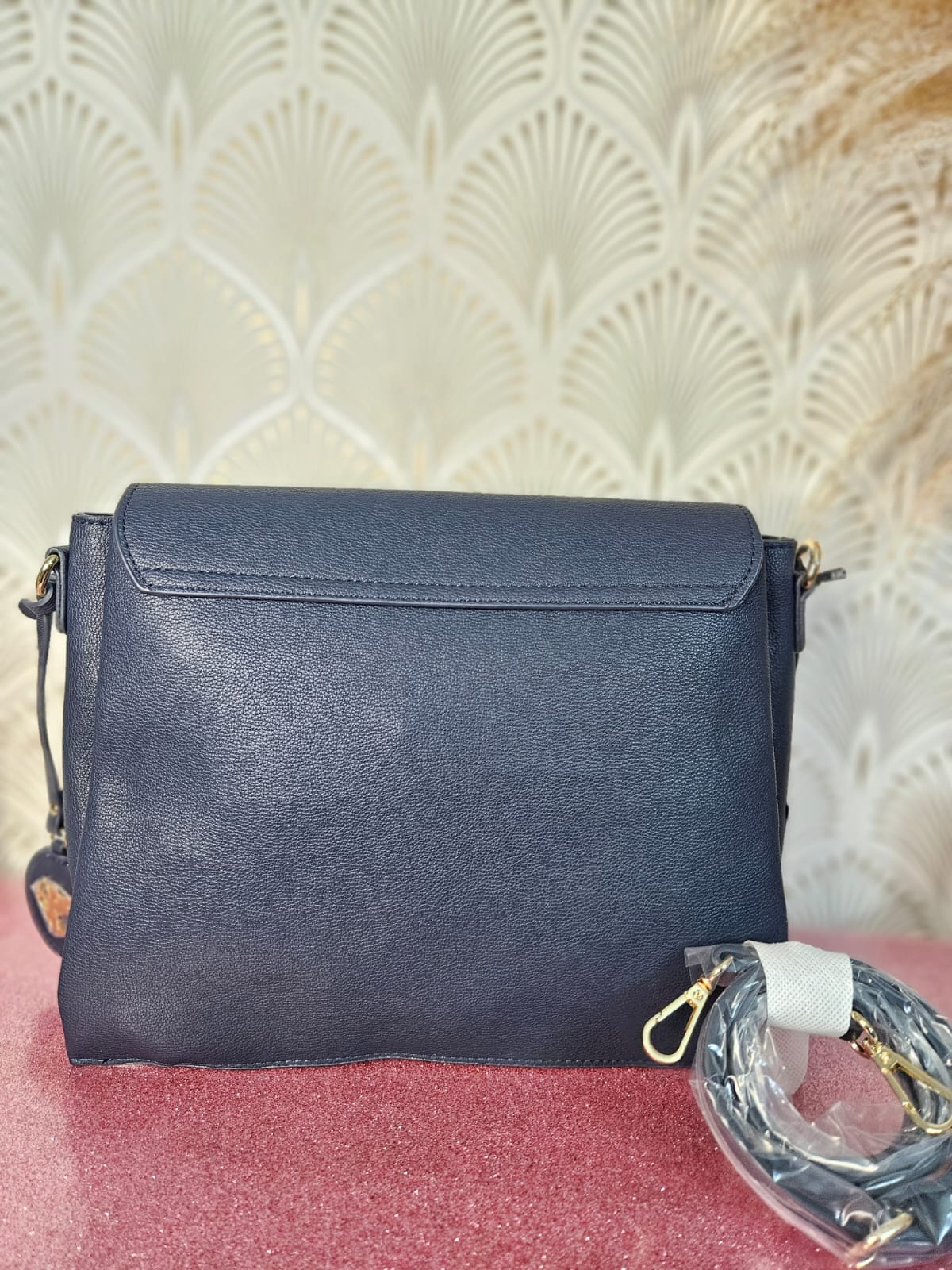 Ynot? Flap bag LVS006 navy