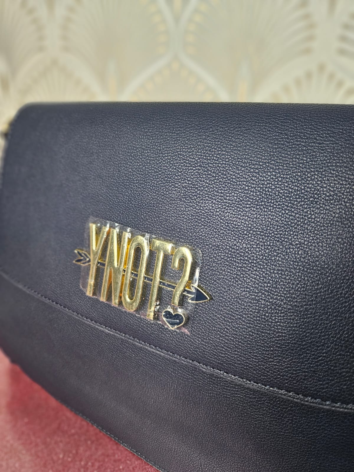 Ynot? Flap bag LVS006 navy