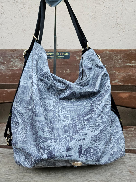 Ynot? Borsa e zaino GUM001 grey